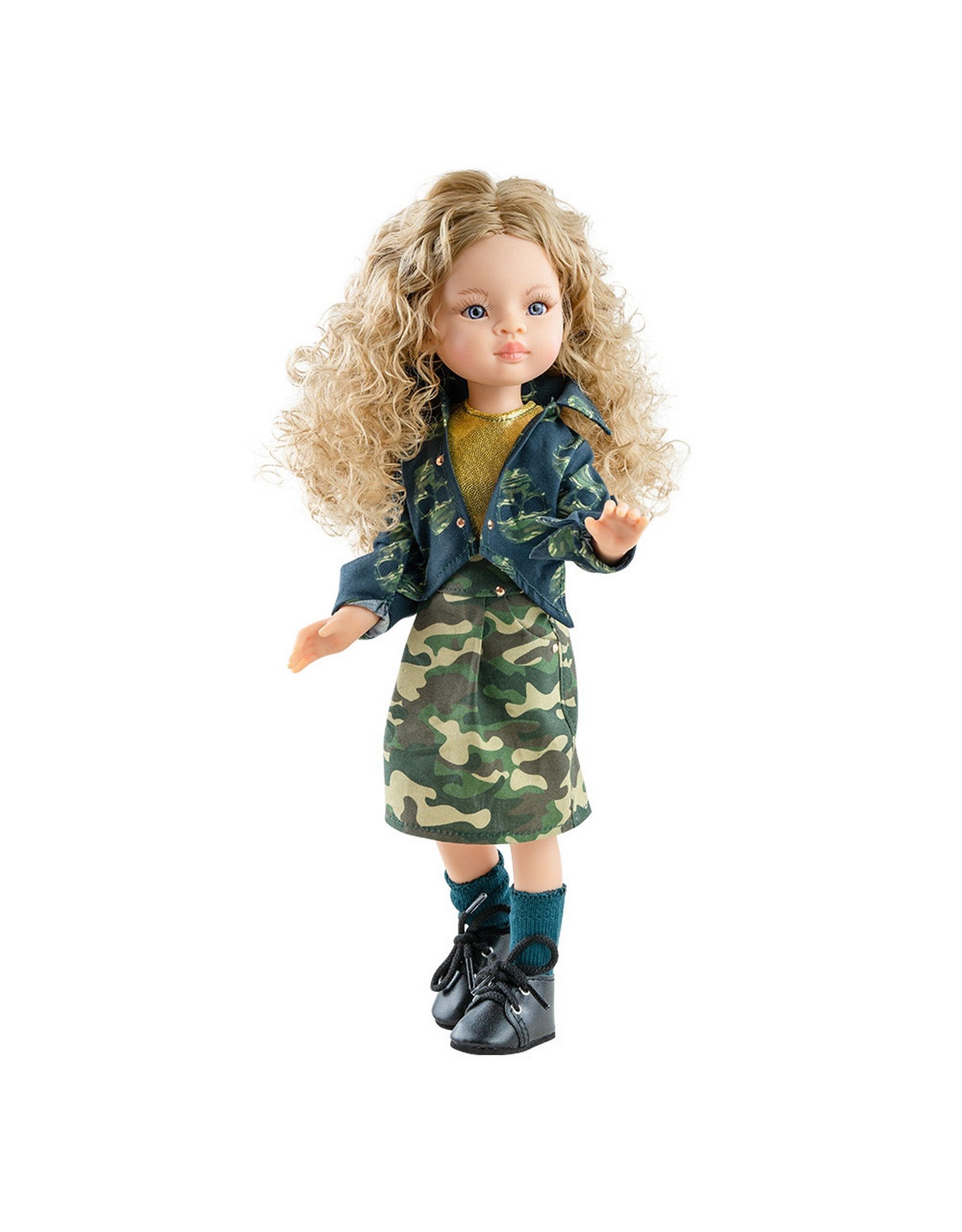 Las Amigas Doll Clothing - Camo skirt & jacket - Paola Reina