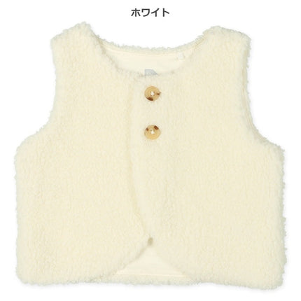 西松屋 ELFINDOLL コーラルフリースベスト 正規品