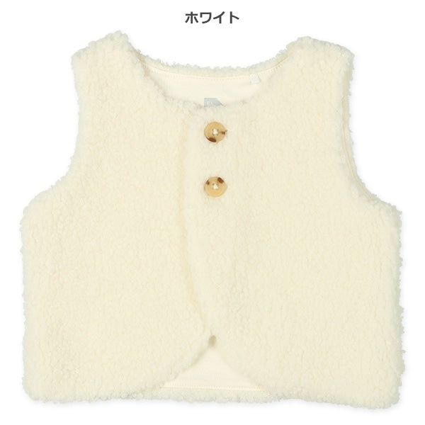 西松屋 ELFINDOLL コーラルフリースベスト 正規品