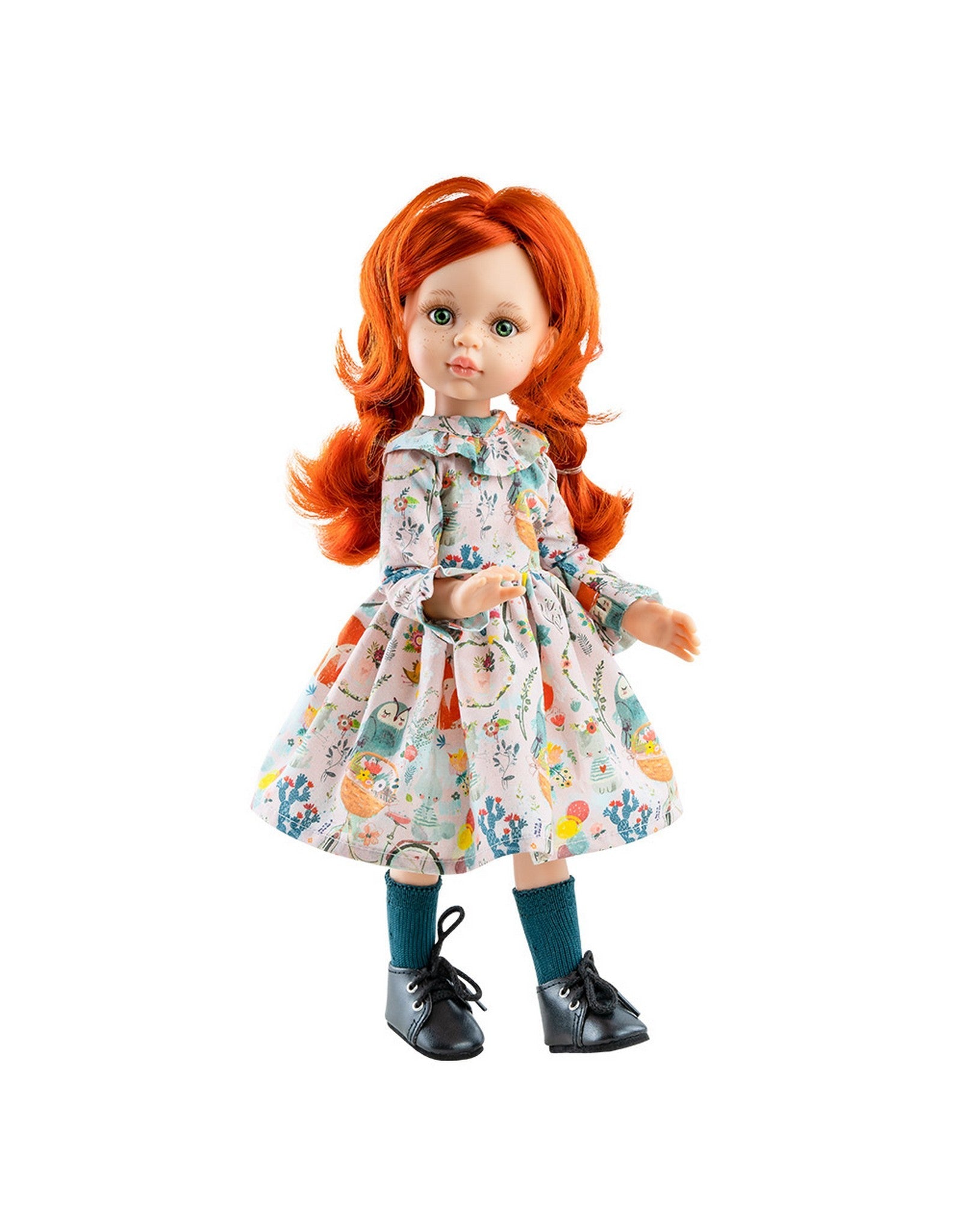 Las Amigas Articulated Doll - Cristi with dress walk in the forest - Paola Reina
