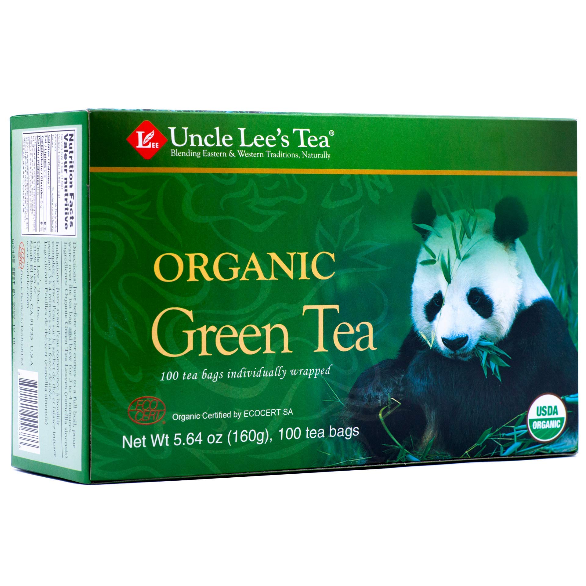 Uncle Lee's Tea - Organic Green Tea (20bg)