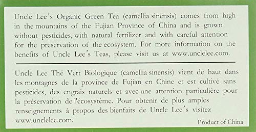 Uncle Lee's Tea - Organic Green Tea (20bg)