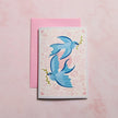 Feathered Friends | Sparrow Bird Mini Greeting Card