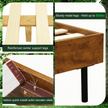 Alander Solid Wood Bed Frame