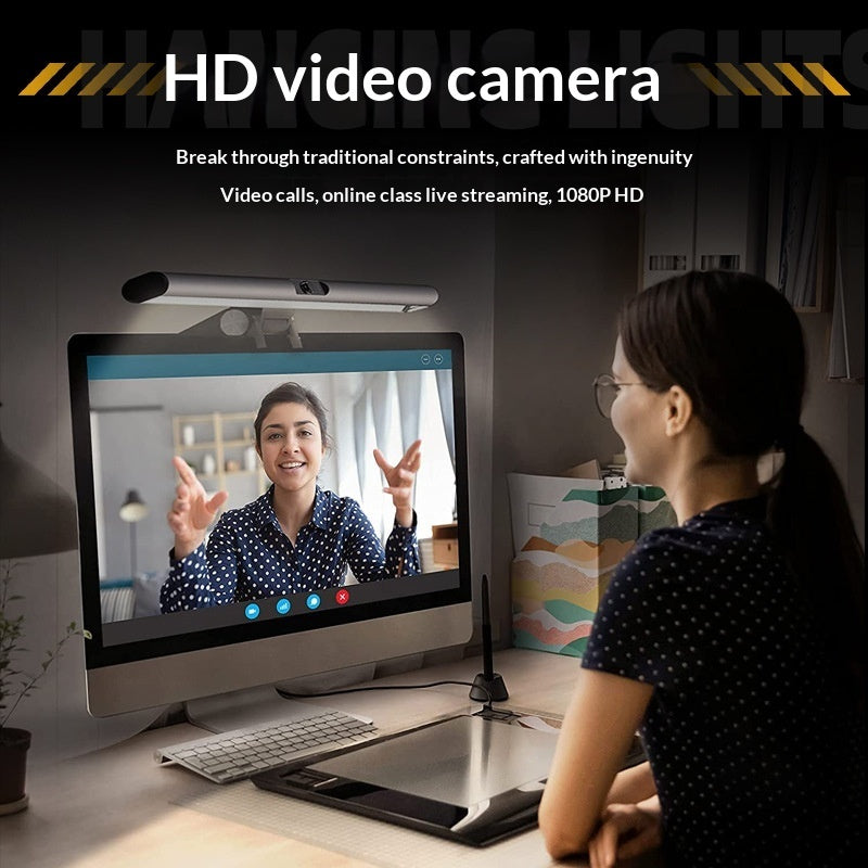 Monitor LED Fill Light with 1080P Webcam and Microphone for Video CallsMotion-Activated Birdhouse Music Box with Bird Song Audio Player