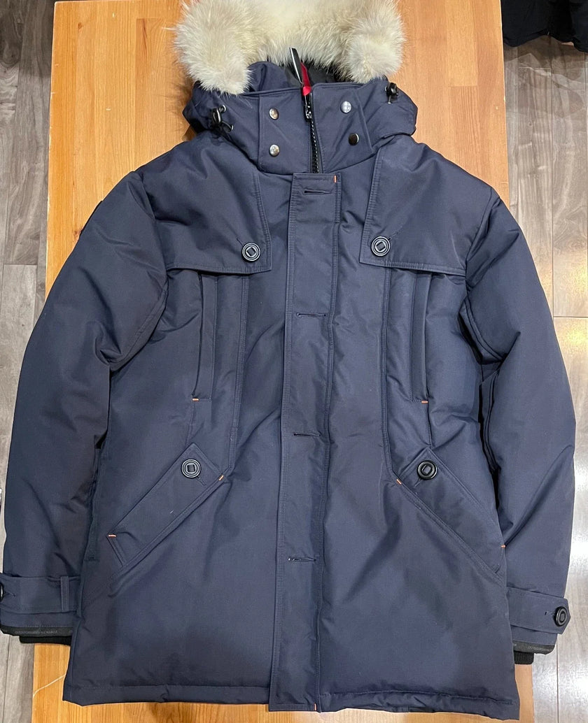 Outdoor Survival Canada OSC Men's Malruk -40 Down Parka - Cold Lake Blue, XL - ON DISPLAY