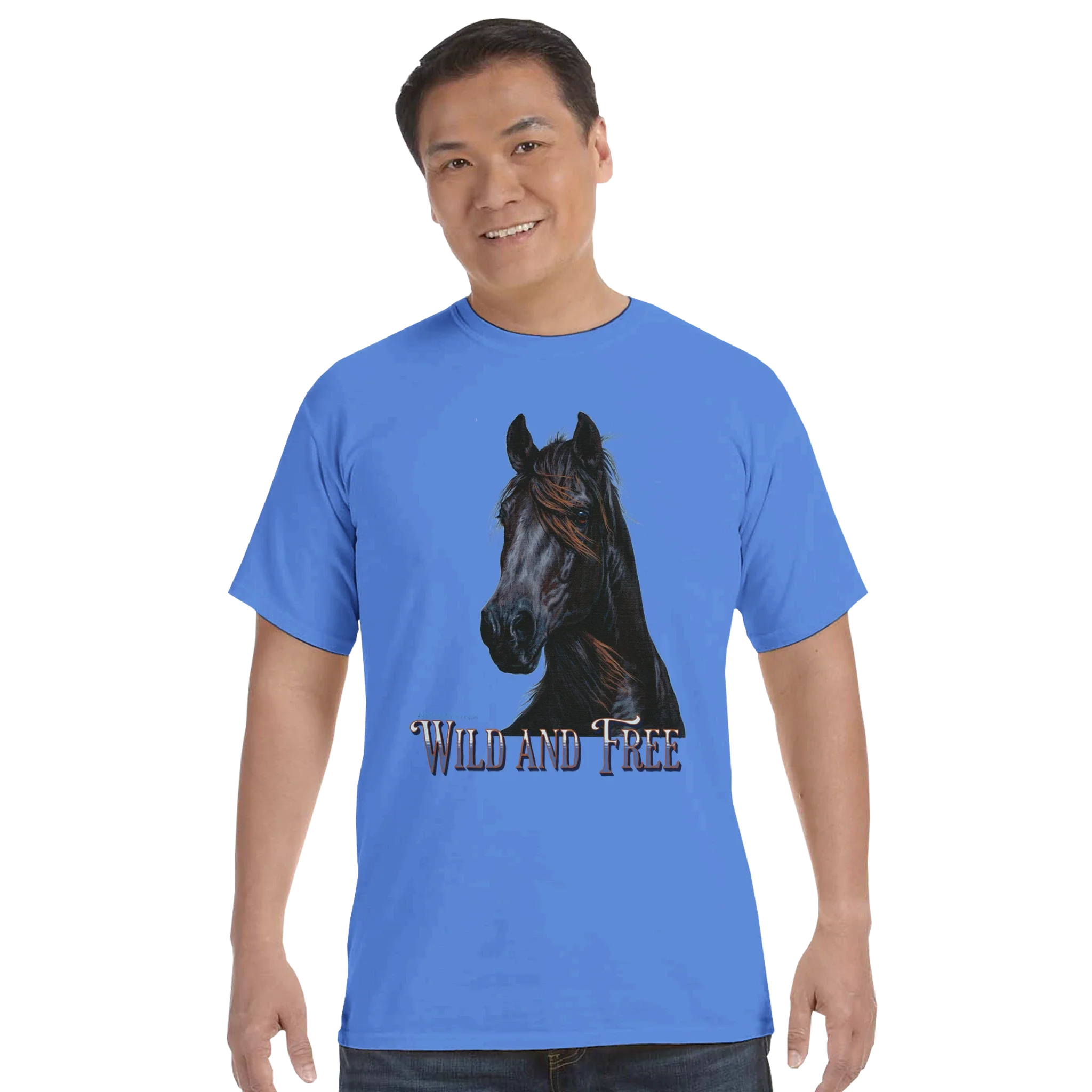 Wild and Free Comfort Colors Unisex Tee – 100% Cotton