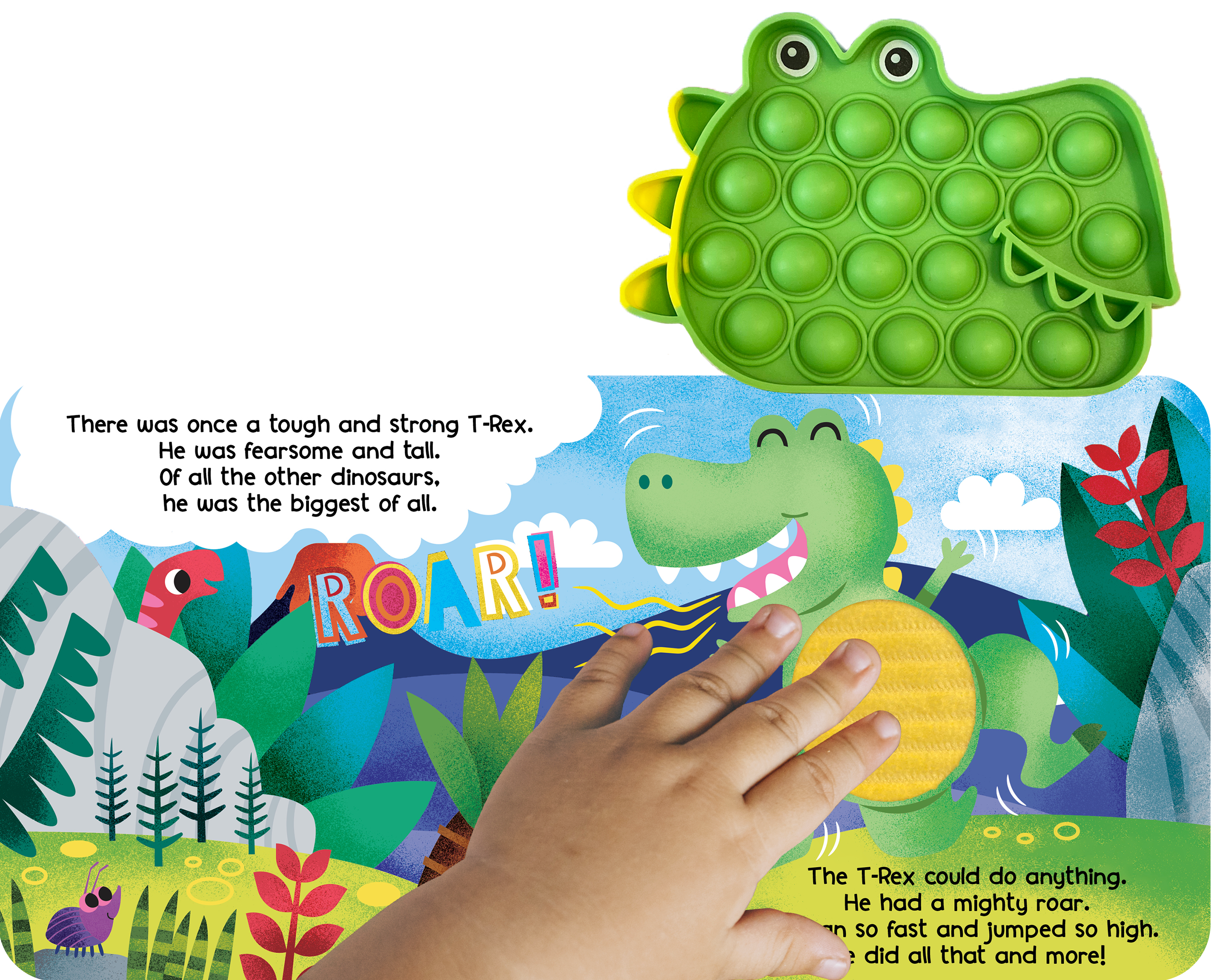 Little Hippo Books - Little T-Rex - Your Sensory Fidget Friend