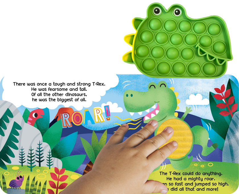 Little Hippo Books - Little T-Rex - Your Sensory Fidget Friend