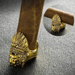 Portable Multifunctional Gothic Gold Ring Cigar Holder