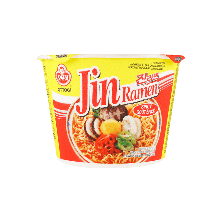 Ottogi Jin Ramen Spicy Bowl (110G) [Best Before Date: 2027.05.06]