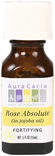 Aura Cacia - Rose Absolute in Jojoba Oil (15ml)
