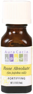 Aura Cacia - Rose Absolute in Jojoba Oil (15ml)