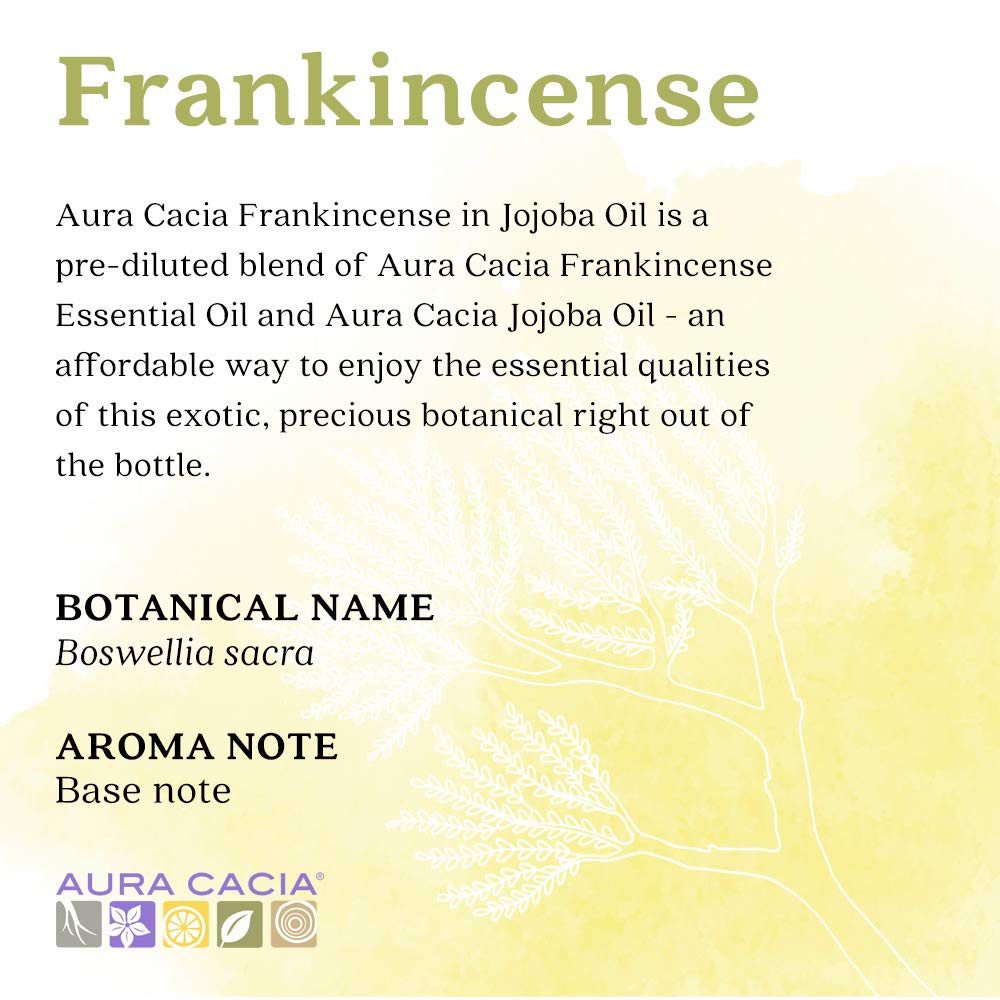 Aura Cacia - Frankincense in Jojoba Oil (15ml)