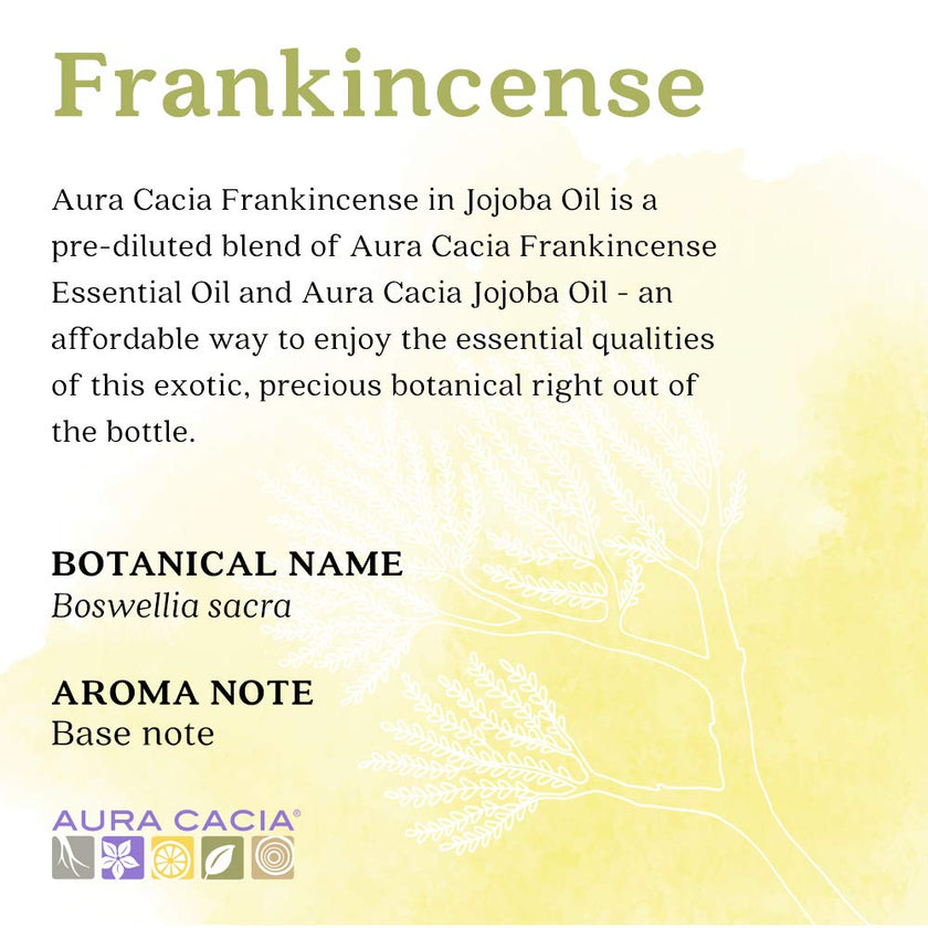 Aura Cacia - Frankincense in Jojoba Oil (15ml)