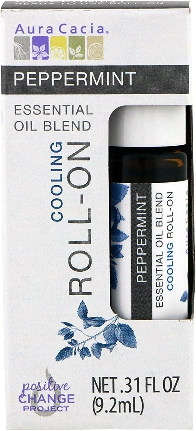 Aura Cacia - Peppermint Roll-On (9ml)