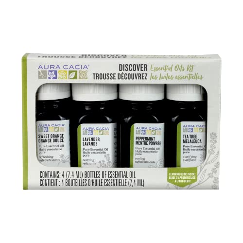 Aura Cacia - Discover Essential Oils Kit (4pc)
