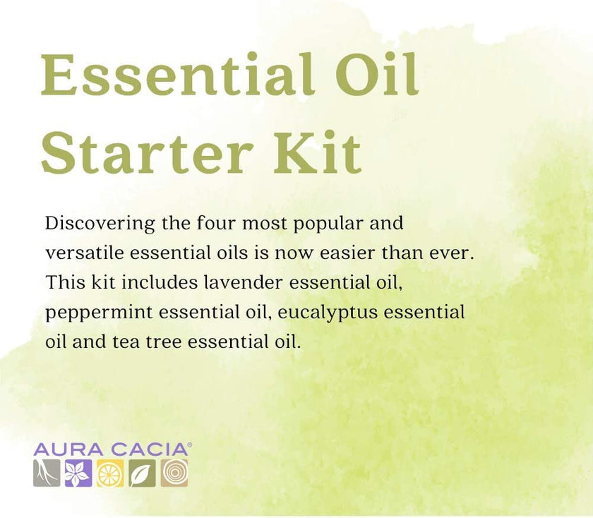 Aura Cacia - Discover Essential Oils Kit (4pc)
