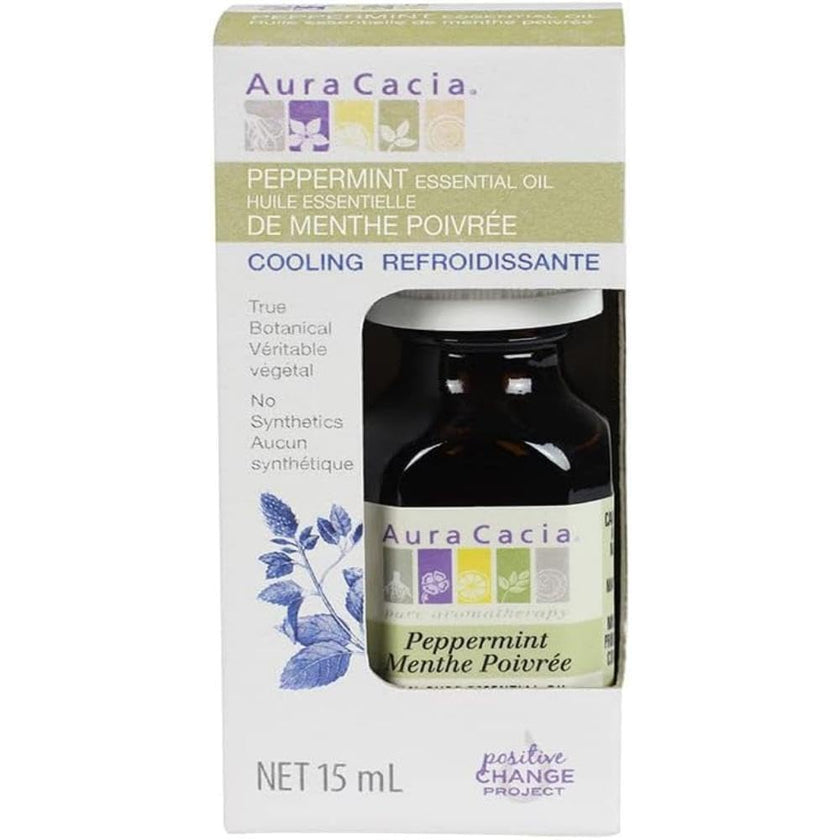 Aura Cacia - Boxed Essential Oil - Peppermint (15ml)