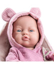 Los Bebitos Doll - Baby girl with pink pyjamas and blanket - Paola Reina