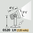 Luminaire paysager d'accentuation - 0522