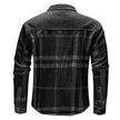 Fashion Plaid Denim Long-sleeved mens denim shirt Slim fit Jeans Shirt for men Denim top for men