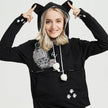 Cute Cat Hoodie Sweatshirt with Big Pocket – Women's Hooded Top