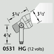 Luminaire paysager d'accentuation - 0531