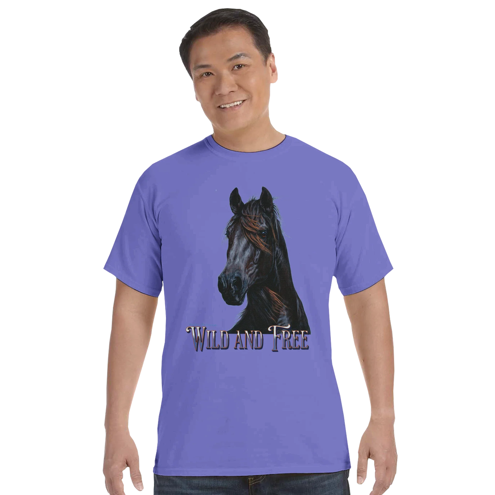 Wild and Free Comfort Colors Unisex Tee – 100% Cotton