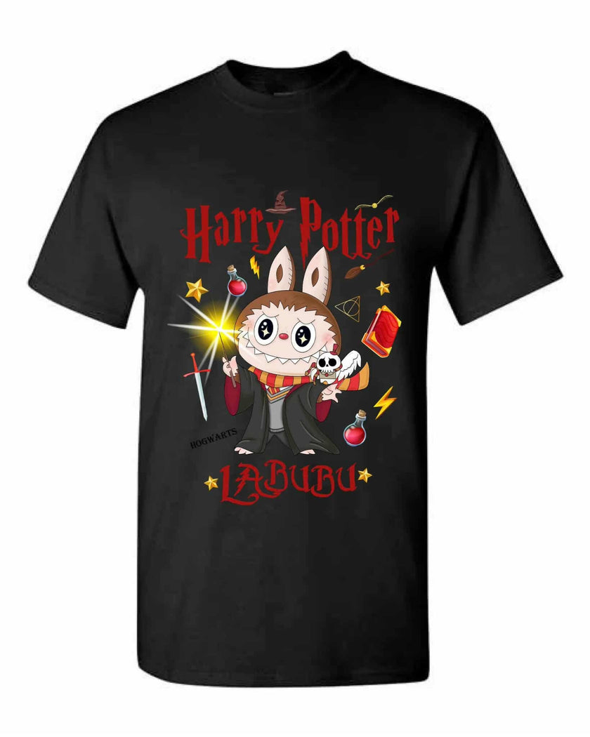 [Kid size] Harry Potter Labubu  T-Shirt – Cute Wizard Graphic Tee, 100% Cotton