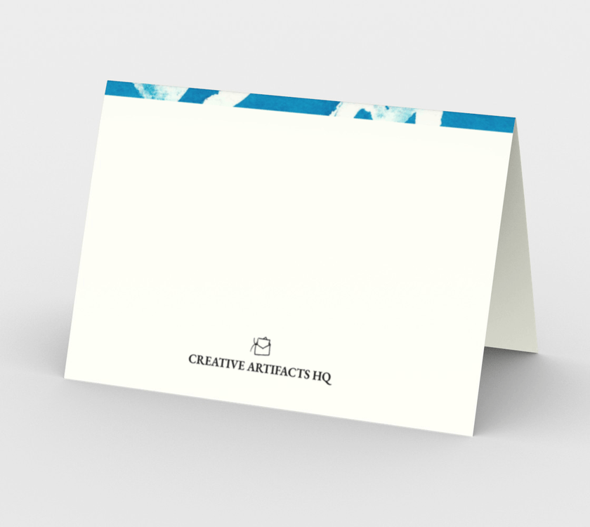 Set of 3 Blank Greeting Cards | 5 x 7 | White Lines