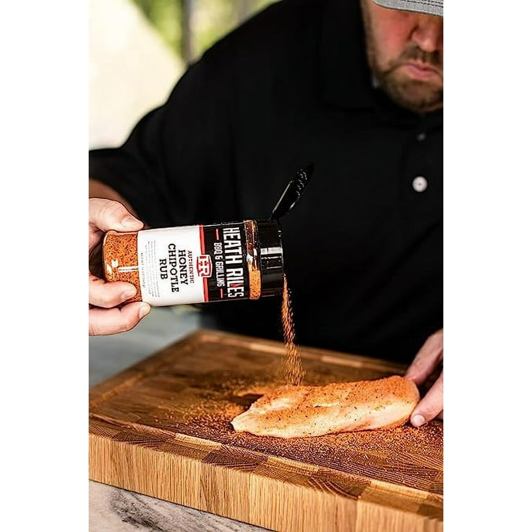 Heath Riles Honey Chipotle BBQ Rub 12 oz