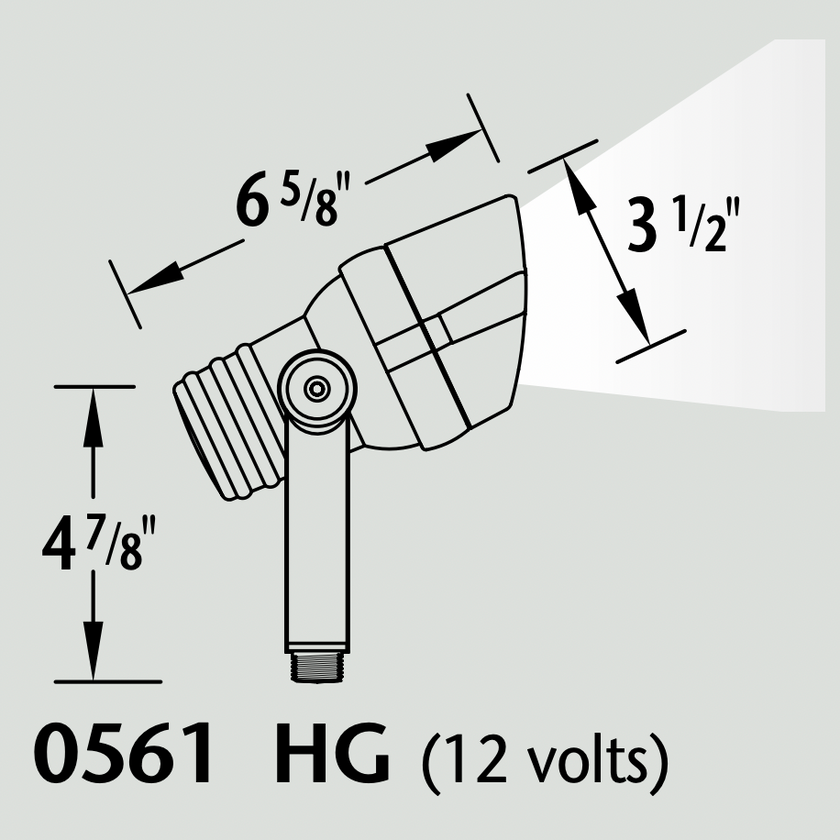 Luminaire paysager d'accentuation - 0561