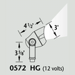 Luminaire paysager d'accentuation - 0572