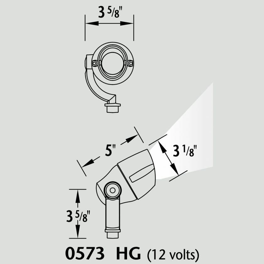 Luminaire paysager d'accentuation - 0573