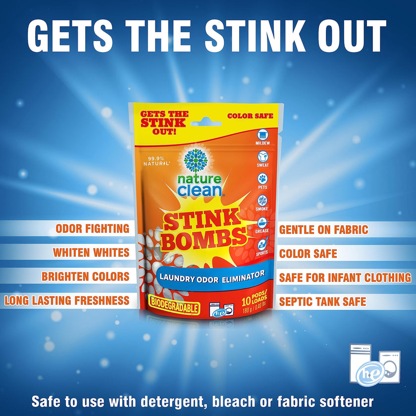 Nature Clean - Stink Bombs - Odor Remover (60ct)