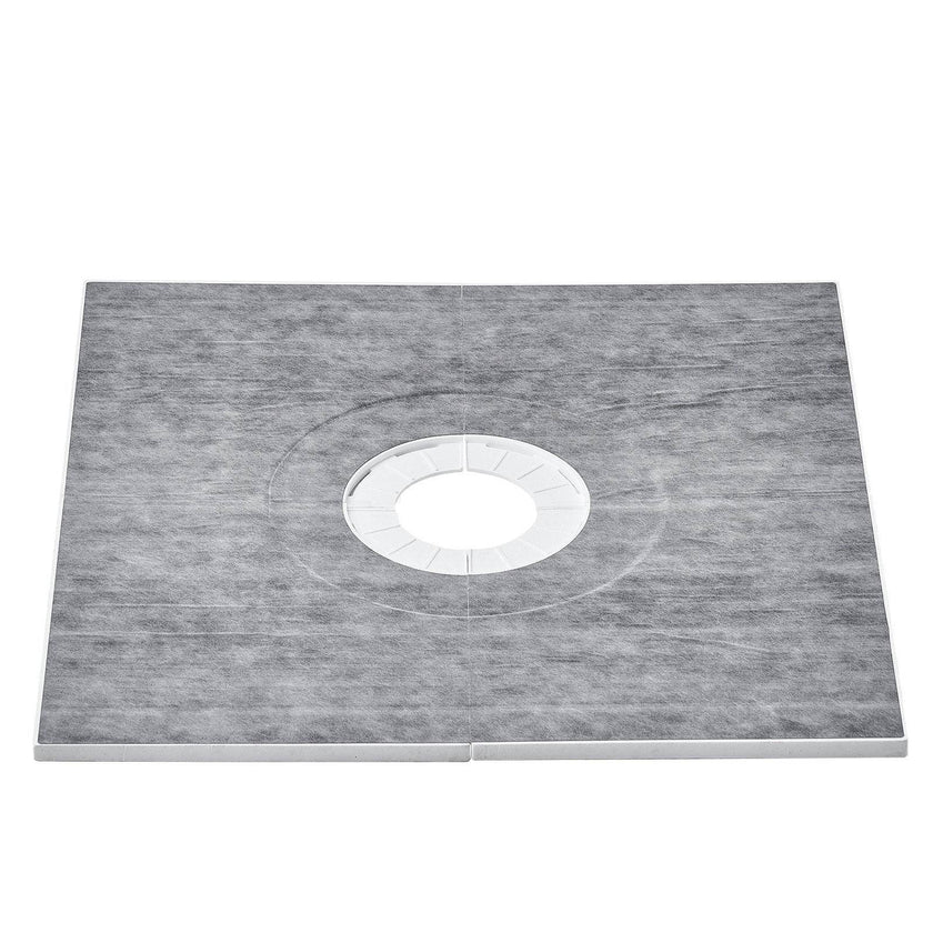 Shower Curb Kit, 36x36 Shower Pan Kit With 6.3 Central Drain, Lightweight EPS Shower Installation Kits With 2 Waterproof Cloths, Shower Pan Slope Sticks Fit For Bathroom