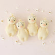 Baby duckling (ivory floral) | Cuddle + Kind