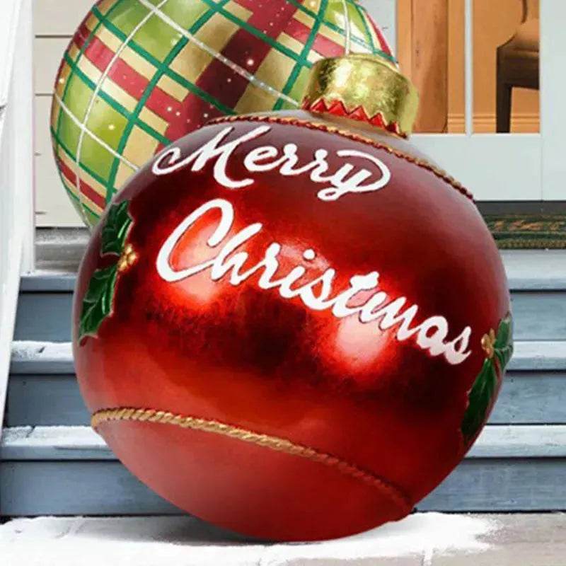 Christmas Ornament Holly Ball Outdoor Tree Decoration Christmas Balls for Yards