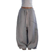 Embroidered Wide-Leg Sweatpants – Unisex Loose Casual Cotton Pants