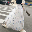 Women's Midi Organza Skirt Fairy Tutu Tulle Skirt