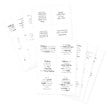 Kanban Crafts Christmas Verses Peelables, 48 stickers