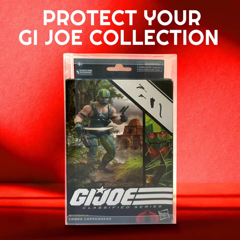EVORETRO Display Case Protector for GI Joe Classified - No Window box with Hanger pack of 10