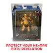 EVORETRO Display Case Protector for Master of The Universe Revelation Battle Armor 18.3x7.2x27 with Hanger pack of 10