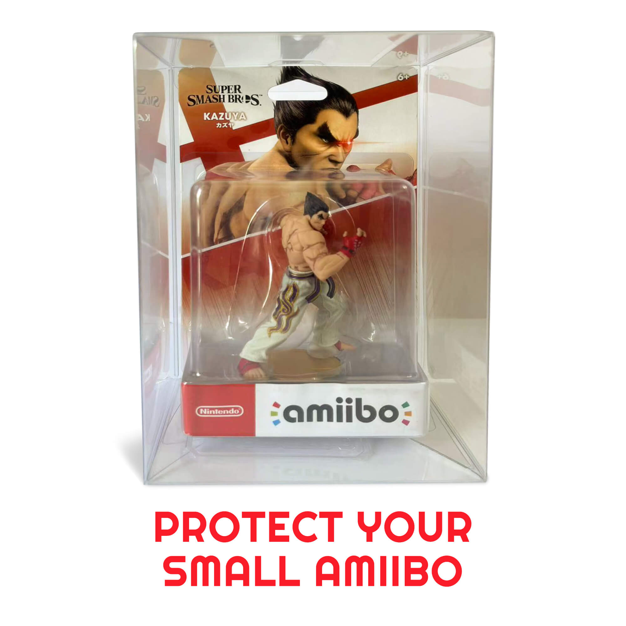 EVORETRO Display Case Protector for Small amiibo 12.9x7x19 PET Protector Pack of 10