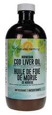 Nature's Harmony - Cod Liver Oil Plain Norwegian (500ml)