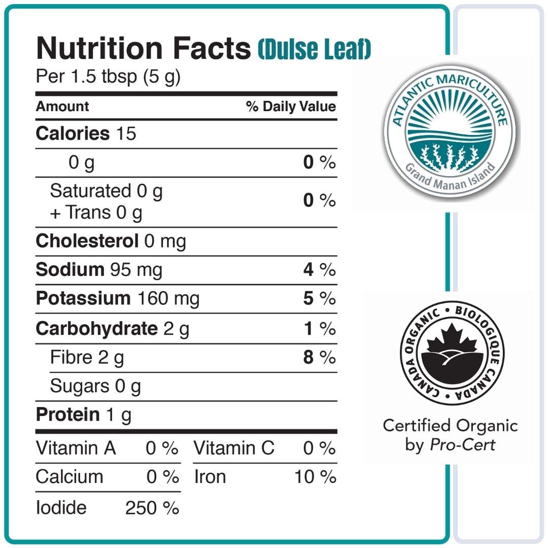 Atlantic Mariculture - Dulse Leaf (56g)