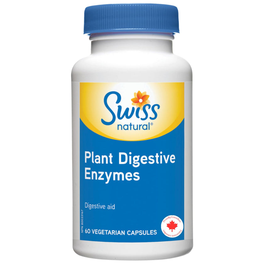 Swiss Natural - Plant Digestive Enzymes (60vcap)