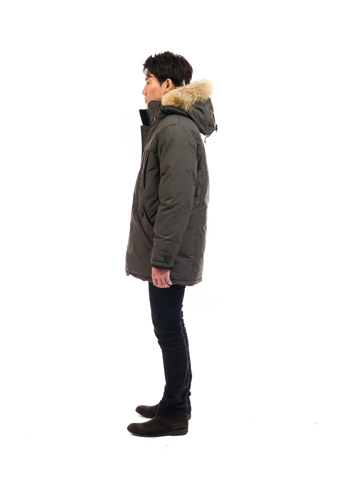 Outdoor Survival Canada OSC Men's Malruk -40 Down Parka - Cold Lake Blue, XL - ON DISPLAY