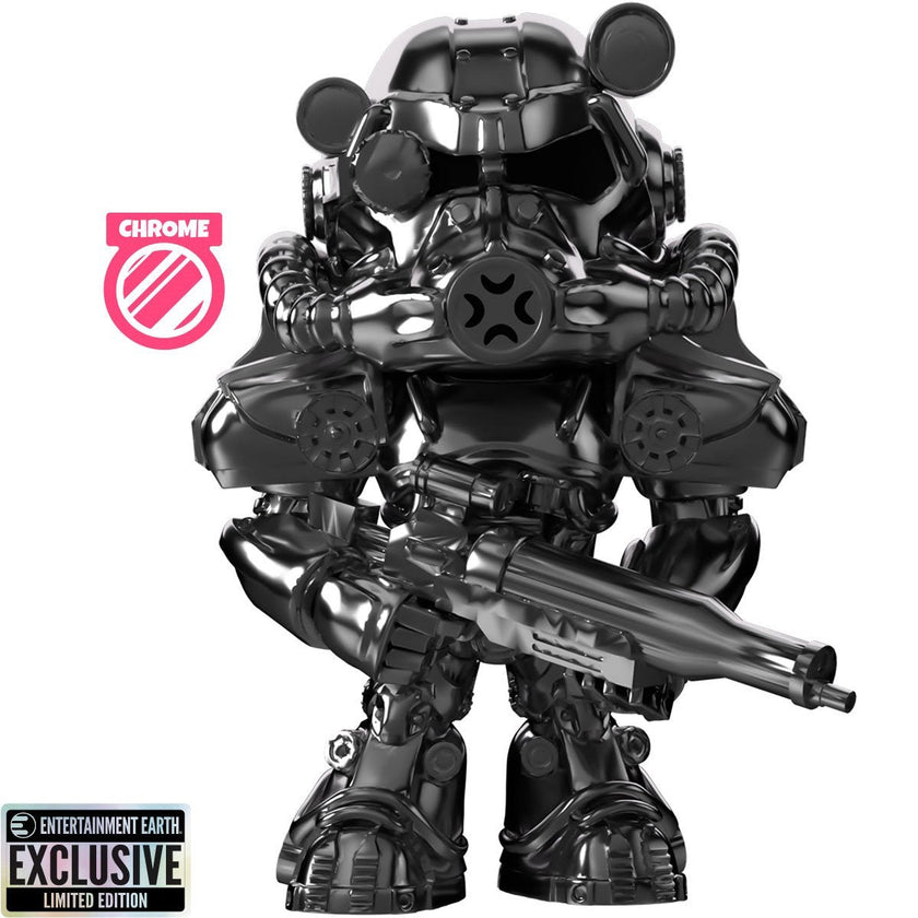 Youtooz Fallout T-60 Power Armor Chrome Variant Vinyl Figure EE Exclusive